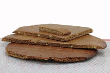 Noel pastası. İyi malzemelerden yapılmış zencefilli çörek..