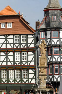 city tour through Fritzlar, half-timbered and more clipart