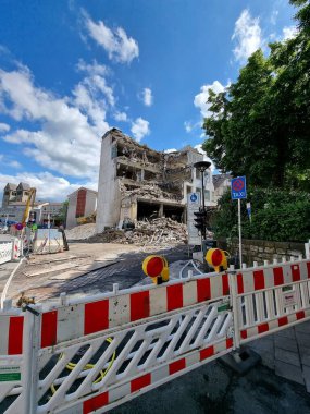 Paderborn, Marien Place civarında, Mayıs 2024 şehir manzaralı.