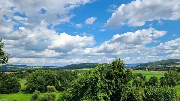 stock image Polle castle ruins in the Weser Uplands