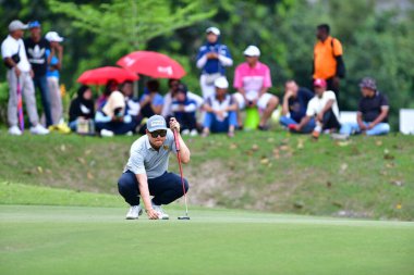 PETALING JAYA, NOV 26: Tayland 'dan Suteepat Prateeptienchai, Kelab Golf Seri Selangor' da Selangor Masters 'ın 22. Petling Jaya, Malezya 26 Kasım 2022.