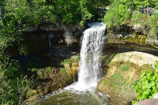 Minnehaha Watervallen Minneapolis Minnesota — Stockfoto