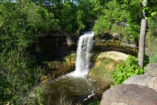 Minnehaha Watervallen Minneapolis Minnesota — Stockfoto