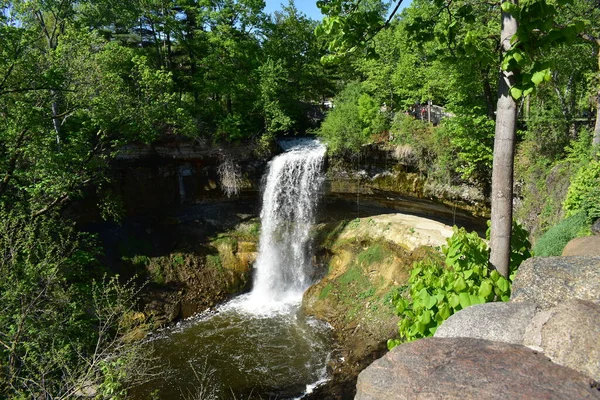 Minnehaha Waterfalls Minneapolis Minnesota — Stock Photo, Image