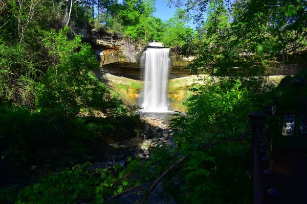 Cachoeiras Minnehaha Minneapolis Minnesota — Fotografia de Stock