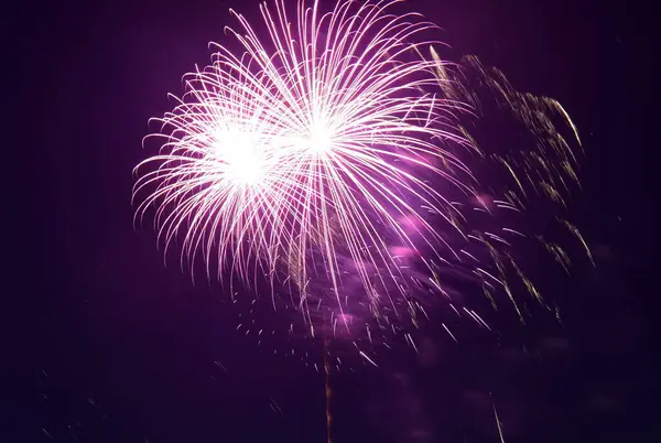 stock image Fourth of July Fireworks at WDM City Hall in West Des Moines, Iowa