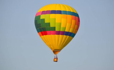 Indianola, Iowa, ABD - Ağustos 03, 2024: Ulusal Balon Klasik Sıcak Hava Balonu Festivali