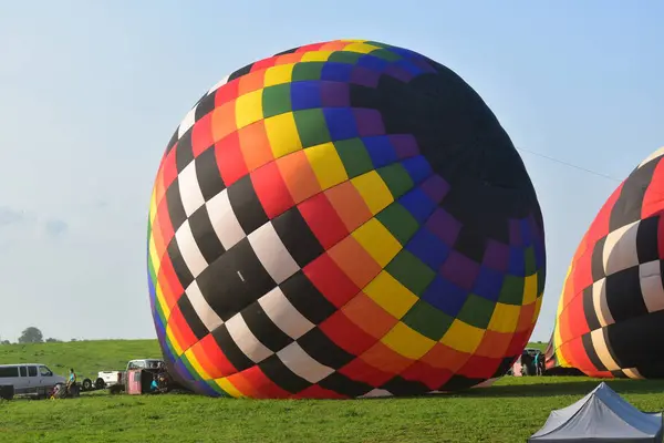 stock image Indianola, Iowa, USA - Aug 03, 2024: National Balloon Classic Hot Air Balloon Festival