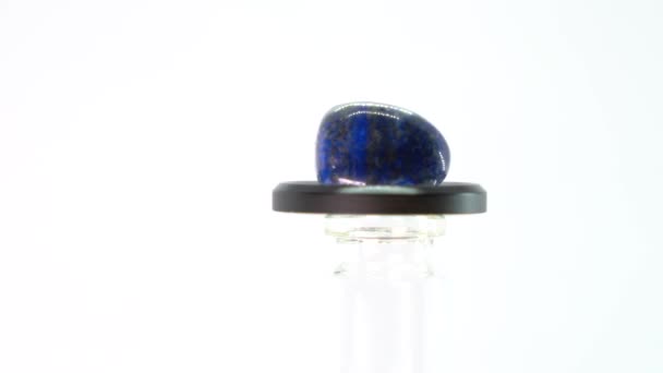 Lapis Lazuli Desempenhou Papel Importante Arte Ocidental Como Pigmento Para — Vídeo de Stock