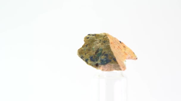 石灰岩に石英の種類があり — ストック動画