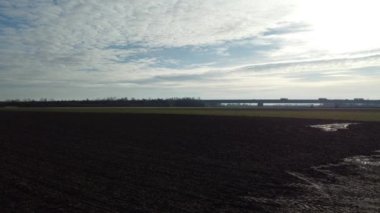 Tuna 'da kışın tarlalar