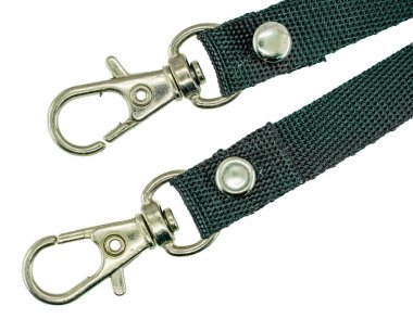 Leather belt isolated on white background. Clipping path included.