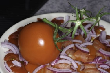 Lezzetli yiyeceklerin yakın görüntüsü