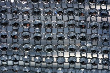 abstract background with lots of black and white balls