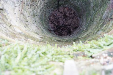close up of a white water drops on a black background