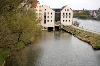 Güzel ortaçağ mimarisinin manzarası