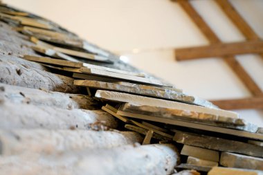 wooden background with wood and white