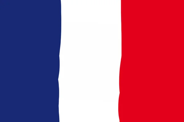 Flagge Von Frankreich Offizielle Farben Und Proportionen Korrekt Französische Nationalflagge — Stockfoto