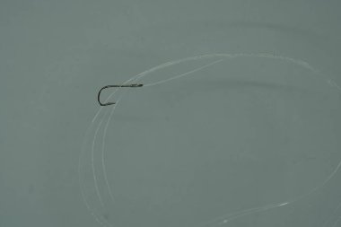 Balık oltası başı olta ipiyle detaylıca izole edilmiş