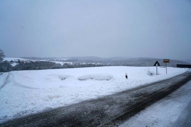 Bavyera 'da bol karlı kış her yıl tekrar güzeldir.