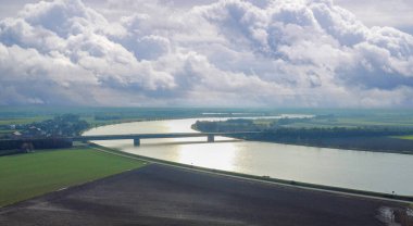 Tuna 'da kışın Bavyera' da tarım arazileri