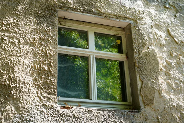 Fenêtre Avec Verre Eau — Photo