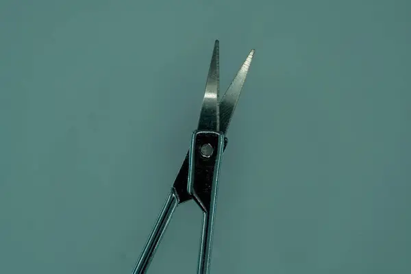 Stainless Steel Manicure Set Isolated Detail — Photo