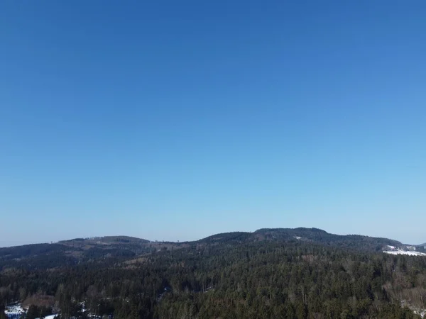 Paisaje Invernal Baviera Con Dron Como Fotografía Aérea — Foto de Stock