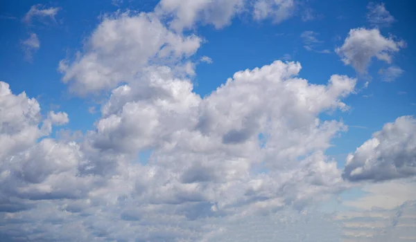 Stratus Cumulus Alto Nimbo Clouds Blue Sky Weather Messengers — Zdjęcie stockowe