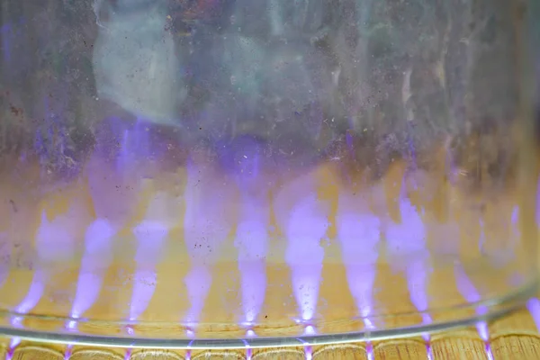 Renkli Boya Ile Karıştırılmış Cam Arkaplan Resmi Yaratıcı Düzenleme — Stok fotoğraf