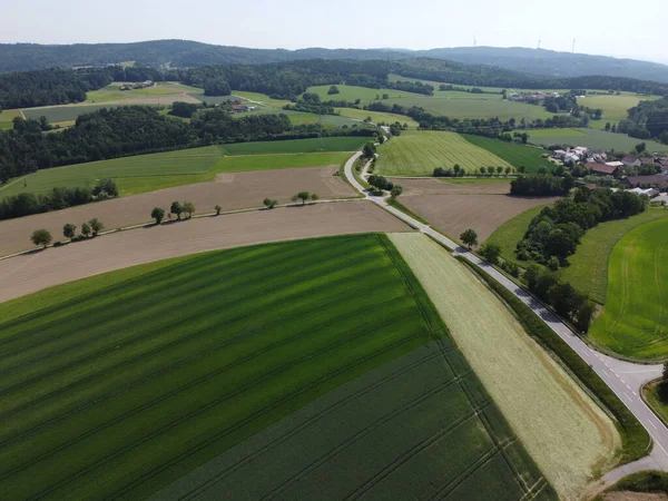 Aerial View Bavarian Forest Falkenstein Germany Bavaria — Stock Photo, Image