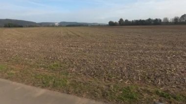 Sonbaharda toplanan tarlalar