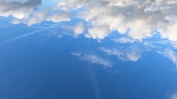 Облака Голубом Небе Движение Облаков Небу Timelapse — стоковое видео