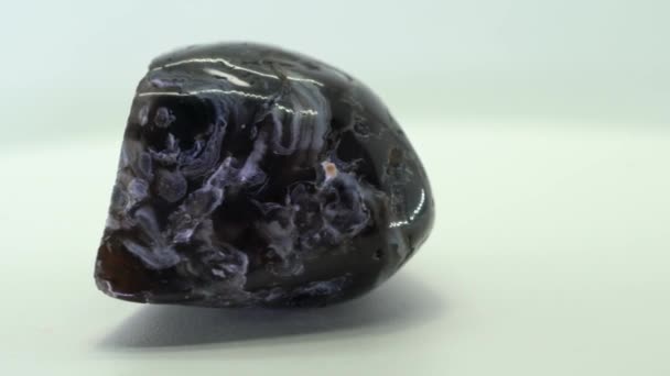 Ágata Ágata Geode Termo Não Uniformemente Usado Geologia Mineralogia — Vídeo de Stock