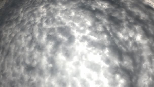Altocumulus Wolken Pluizige Wolken Lucht — Stockvideo