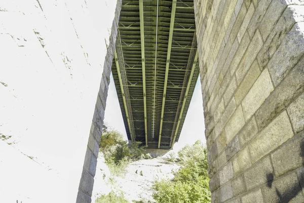 Ponte Para Higway Sobre Rio Danúbio Sinzing Perto Regensburg — Fotografia de Stock