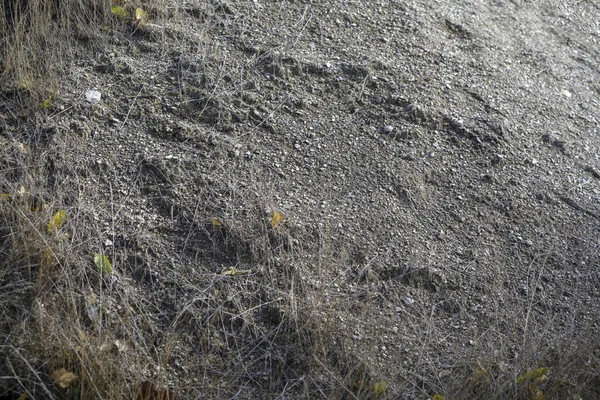 Taş Ocağındaki Toprak Atık Olarak Kullanılıyor Bahçede Çok Amaçlı Kullanılıyor — Stok fotoğraf