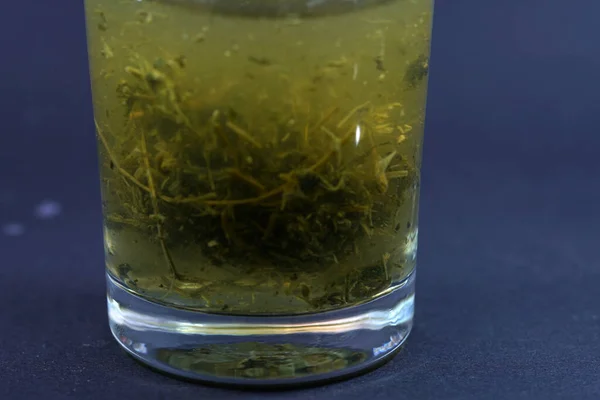 Jiaogulanský Bylinkový Čaj Nazývá Bylina Nesmrtelných Opilý Jako Čaj Sušená — Stock fotografie