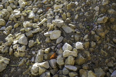 Taş ocağındaki toprak atık olarak kullanılıyor ve bahçede çok amaçlı kullanılıyor.