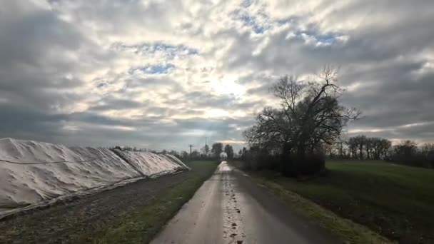 巴伐利亚冬季多雨 — 图库视频影像