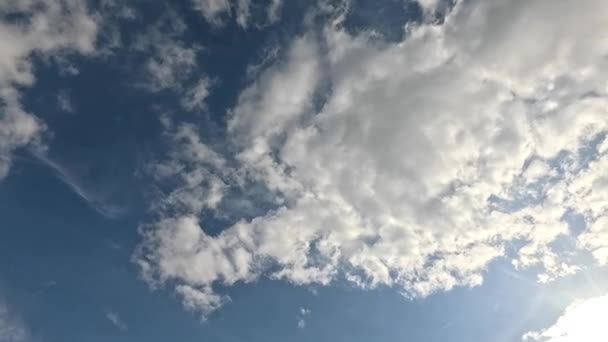 Urzekający Widok Malownicze Zachmurzone Niebo — Wideo stockowe