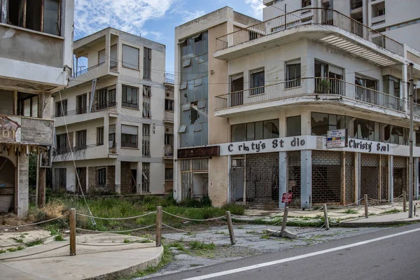 Kıbrıs Hayalet Şehri, Famagusta, Varosha. Sokaklar. 26.03.2023