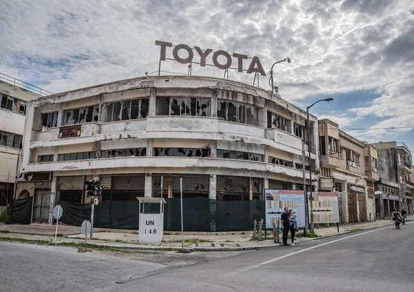Kıbrıs Hayalet Şehri, Famagusta, Varosha. Sokak. 26.03.2023