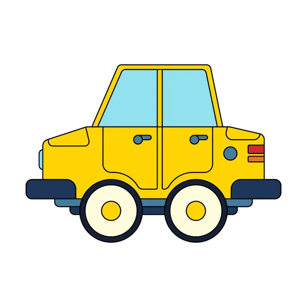 Ícone Vetor Cor Com Carro Brinquedos Caminhão Brinquedos Envolventes Interativos —  Vetores de Stock