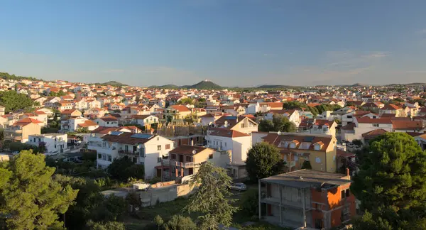 Panorama Vodice Small Town Adriatic Sea Coast Croatia Europe — Stock Photo, Image