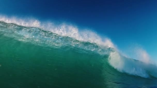 Oceánské Vlny Lámou Pobřeží Jihu Brazílie — Stock video