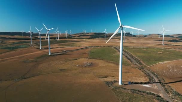 Wind Generators Highland Area South Brazil — Stock Video