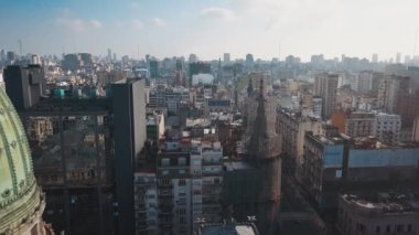 Buenos Aires şehrinin hava manzarası, Kongre binası. Arjantin