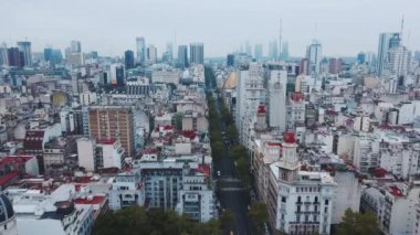 Arjantin 'in Buenos Aires şehrinin hava manzarası