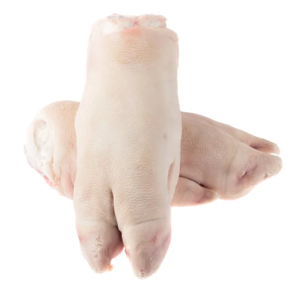 Kaki Babi Terisolasi Dengan Latar Belakang Putih Detail Untuk Desain — Stok Foto